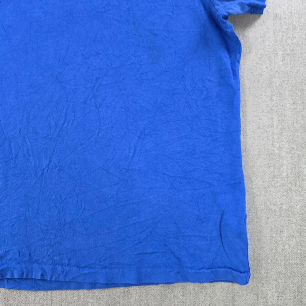 Polo Ralph Lauren T-Shirt Mens Large Blue Short Sleeve‎ Embroidered Pony Logo